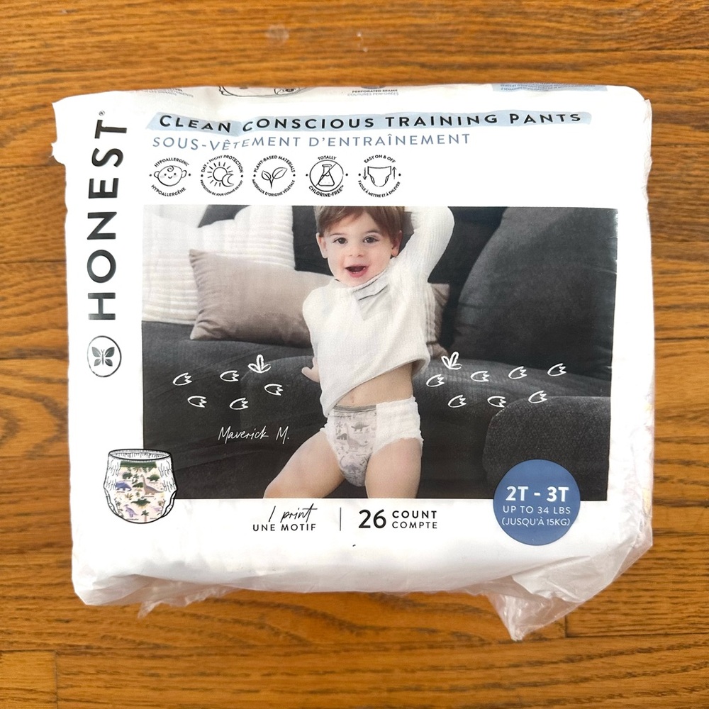 Honest Company Training Pant 2T/3T Rompin’ n Stompin’ (2)